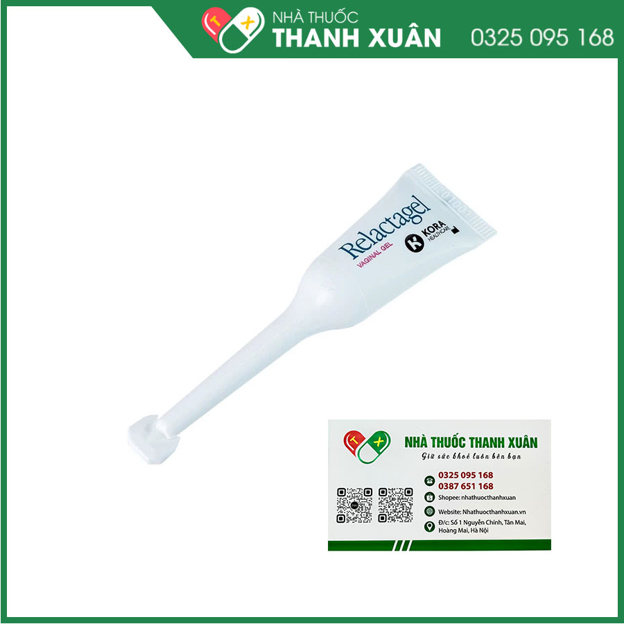 Relactagel hỗ trợ điều trị và ngăn ngừa viêm nhiễm, bổ sung lợi khuẩn âm đạo